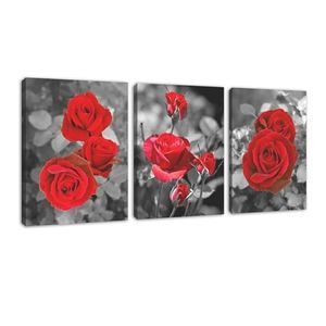 Red Roses Canvas Wall Art